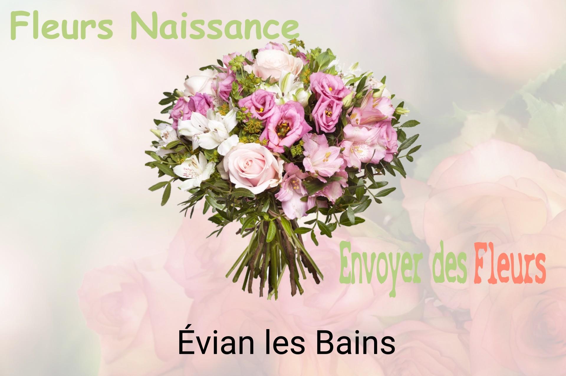 Bouquet de fleurs de naissance livré à Évian-les-Bains