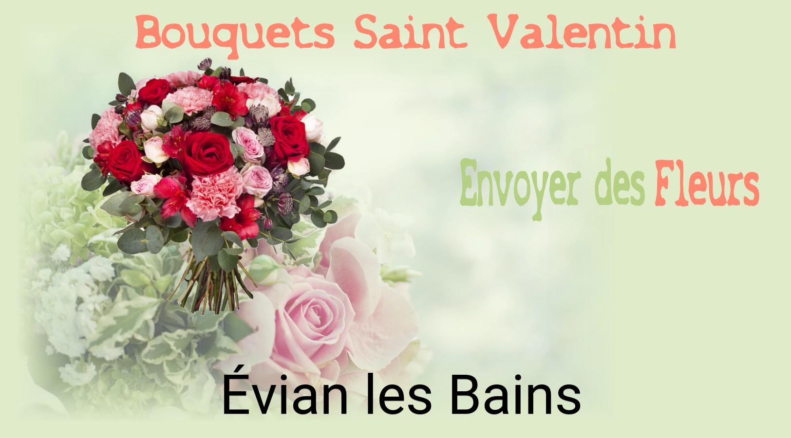 Roses de Saint-Valentin livrées à Évian-les-Bains